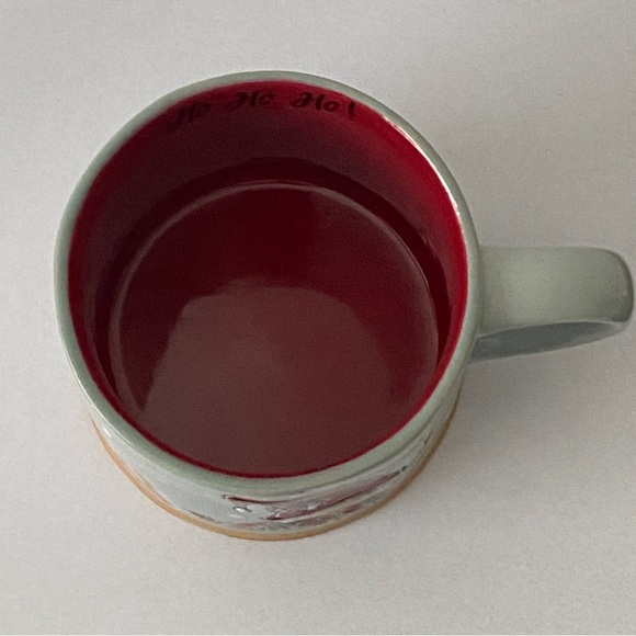 Mug Cup “I Love It" Brand Santa Ho Ho Ho! Embossed Ceramic Coffee Tea NEW - Picture 5 of 6